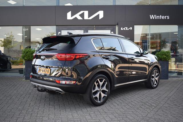 KIA SPORTAGE 1.6T-GDi /177pk GT-Line | Cruise Control | Navigatie | Camera | Leder | Stoel+StuurVerwarming | Panoramadak | Trekhaak | Tot 10Jr. Kia-Garantie