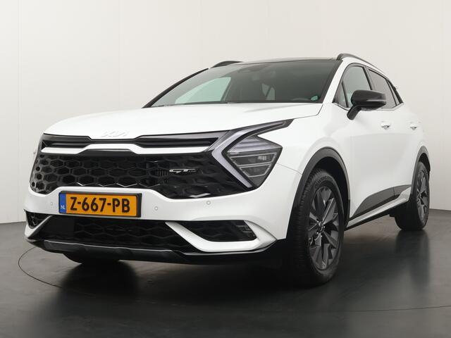 KIA SPORTAGE 1.6 T-GDi Hybrid GT-Line Apple Carlpay/Android Auto - Cruise Control Adapatief - Dodehoekdetectie - Panorama Dak - Navigatie - Stoel/Stuurverwarming - Trekhaak - Fabrieksgarantie tot 05-2031