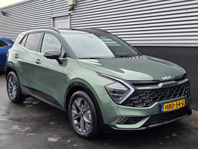 KIA SPORTAGE 1.6 T-GDi Hybrid GT-PlusLine 1e eign. NL-auto, Schuif/kanteldak, Lederen bekleding, Stoelkoeling + verwarming, Seat memory, 360" Camera,