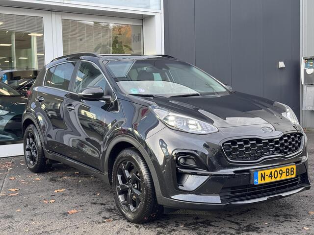 KIA SPORTAGE 1.6 T-GDI Black Edition Schuif-/kanteldak | Trekhaak | zwart lederen bekleding | Stoelverwarmimg voor | Navigatie | Achteruitrijcamera | Cruise control |