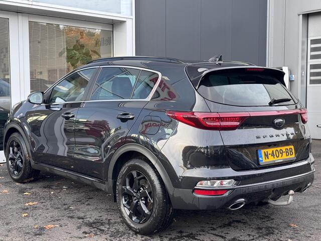 KIA SPORTAGE 1.6 T-GDI Black Edition Schuif-/kanteldak | Trekhaak | zwart lederen bekleding | Stoelverwarmimg voor | Navigatie | Achteruitrijcamera | Cruise control |