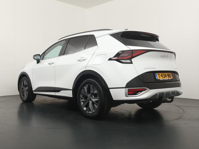 KIA SPORTAGE 1.6 T-GDi Hybrid GT-Line AUTOMAAT - Elektrisch verstelbare voorstoelen - Stoel-/Stuurverwarming - Adaptieve Cruise Control - Schuif-/Kanteldak - Elektrische Achterklep Fabrieksgarantie tot 2030