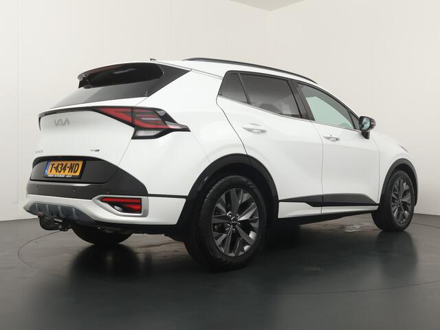 KIA SPORTAGE 1.6 T-GDi Hybrid GT-Line AUTOMAAT - Elektrisch verstelbare voorstoelen - Stoel-/Stuurverwarming - Adaptieve Cruise Control - Schuif-/Kanteldak - Elektrische Achterklep Fabrieksgarantie tot 2030