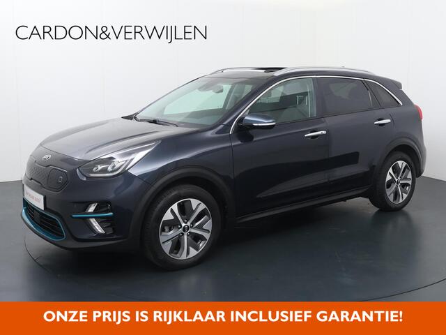 KIA e-Niro DynamicPlusLine 39 kWh | Automaat | Panorama dak | Multifunctioneel stuurwiel | Bluetooth | Spraakbediening | Automatische verlichting | Cruise control | Spiegelverwarming | Dab+ | Navigatie | Apple Carplay - Androidauto | Climate | Stoelverwarming | Stuu