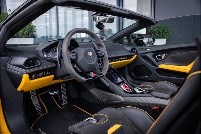 Lamborghini Huracán Evo Spyder 5.2 V10 - Giallo Inti | Origineel NL | Dealer O.H. | Lift | Sensonum