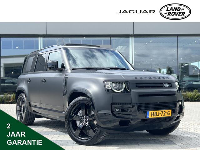 Land Rover DEFENDER 110 P300e 110 X-Dynamic HSE | Matzwarte protective film | Zeer compleet | Elektr. trekhaak tot 3.000kg |