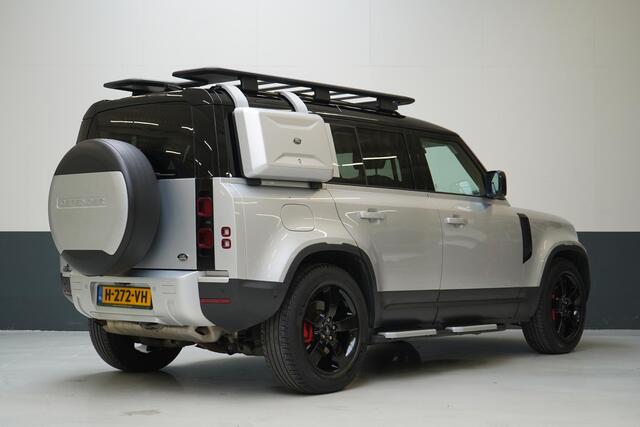 Land Rover DEFENDER 110 3.0 P400 110 First Edition | Panoramadak | Trekhaak | Leder | 360 Camera | Luchtvering