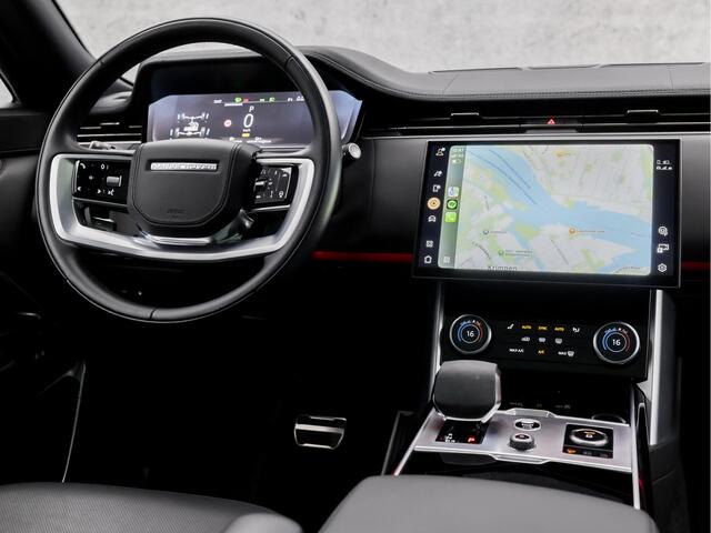 Land Rover RANGE ROVER 3.0 P440e PHEV HSE Dynamic Sport 441Pk (PANORAMADAK, 23 INCH VELGEN, KEYLESS ENTRY, HEAD-UP DISPLAY, ACHTERAS STURING, MERIDIAN AUDIO, 360 CAMERA, LASER LED, SOFT CLOSE, SFEERVERLICHTING, STOELKOELING, DEALER ONDERHOUDEN, NI
