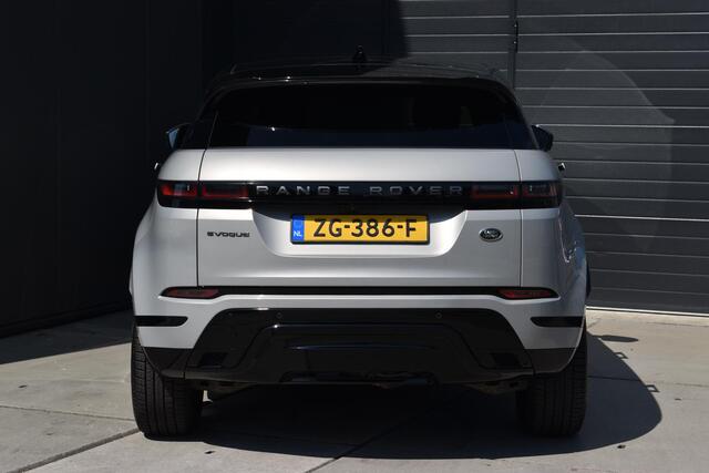 Land Rover RANGE ROVER EVOQUE 2.0 P250 AWD R-Dynamic First Edition | TREKHAAK | MERIDIAN | HUD | STUUR/STOELVERWARMING | PANORAMADAK | LEDER | ADAPT. CRUISE CONTROL | CAMERA | CLIMATE CONTROL | PDC | LMV