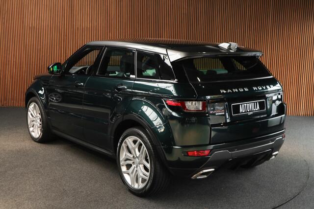 Land Rover RANGE ROVER EVOQUE 2.0 TD4 Panodak HUD Leer Camera Elektr. achterklep Navi Climate voor & achter Lederen dashboard Sfeerverlichting Stoelventilatie Memory seats Massagestoelen Zwart hemelbekleding Stoelverwarming voor & achter Keyless Entry & Go LM velgen