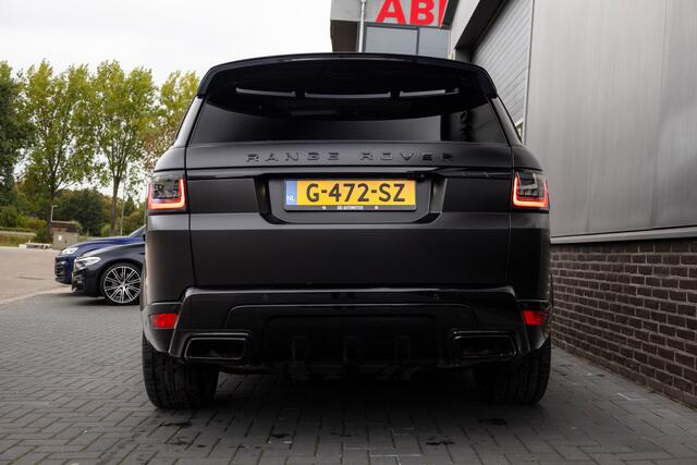 Land Rover RANGE ROVER SPORT 2.0 P400e 404 pk HSE Dynamic / Matte-Zwart/ NL-Auto/ Lucht-Vering/ Meridian-Sound/ Pano-Dak/ Keyless/ 360-Camera/ Matrix-Led/ 22'' LMV