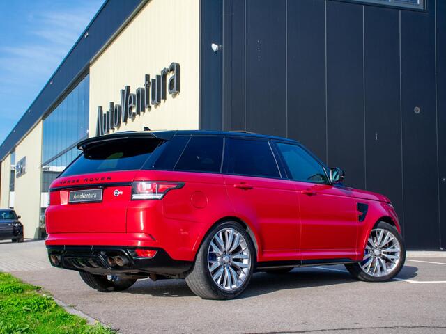Land Rover RANGE ROVER SPORT 5.0 V8 Supercharged SVR | Schuif-/kantel Pano | Adapt. Cruise | Head-Up | Verwarmd Stuurwiel |