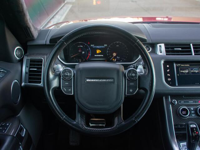 Land Rover RANGE ROVER SPORT 5.0 V8 Supercharged SVR | Schuif-/kantel Pano | Adapt. Cruise | Head-Up | Verwarmd Stuurwiel |