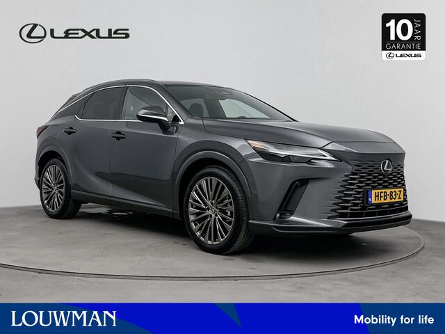 Lexus RX 450h+ Plug-in Hybrid President Line | Navigatie | 360 Camera | Stoel en stuurwiel verwarmd | LM velgen | Draadloze telefoonlader |