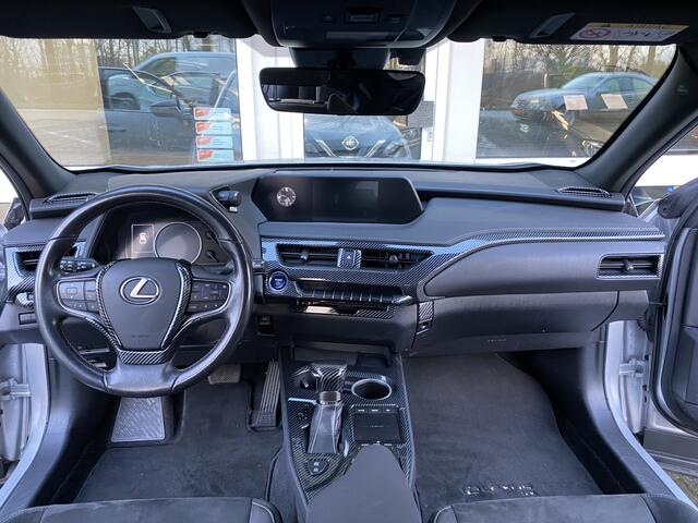 Lexus Ux 250h Business Line 250h Business Line 20 Inch BROCK Velgen/Cruise Contr. Adaptief/Navigatie Fulllmap/Achteruitrijcamera/ Led verl./ Elektr. verst.b. verwarmde buitenspiegels/ Afneemb. Trekhaak// Dakrail/Apple Carplay/ Climate CON