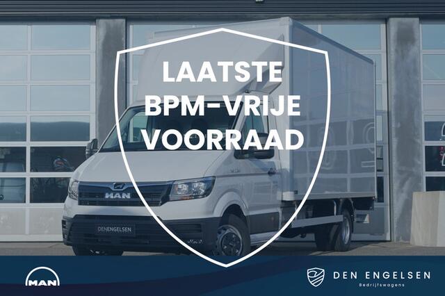 MAN TGE | 5.160 | 2.0 TDI 164PK | L4 | 3,5T TERUGGEKEURD | BAKWAGEN L4.40m B2.11m H2.35m | FACELIFT | NAVI | GEVEERDE STOEL |