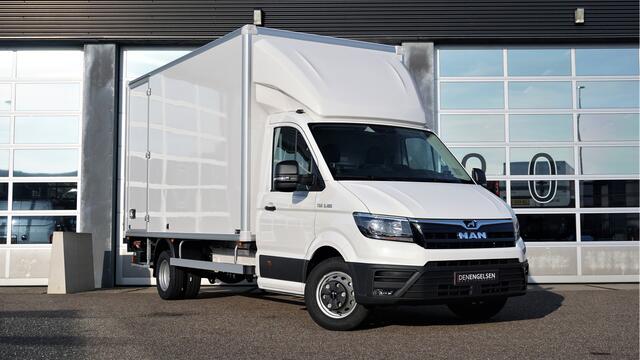 MAN TGE | 5.160 | 2.0 TDI 164PK | L4 | 3,5T TERUGGEKEURD | BAKWAGEN L4.40m B2.11m H2.35m | FACELIFT | NAVI | GEVEERDE STOEL |