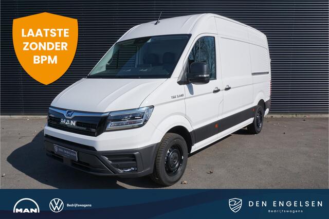 MAN TGE 3.140 | AUT | 2x Schuifdeur | ACC | App-Connect | Camera | Navi | Trekhaak | Stoelverwarming