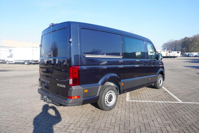 MAN TGE 3.140 | L3H2 | Aut | FACELIFT | Commander BOMVOL! | ACC | App-Connect | Camera | Stoel- en Stuurverwarming | Trekhaak | Dubbele cabine