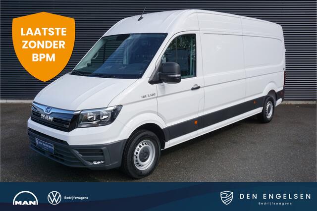 MAN TGE 3.140 | L4H3 | App-Connect | Cruise | Camera | Trekhaak | Stoelverwarming | 270 Graden Deuren