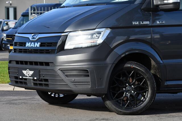 MAN TGE 35 2.0 L3H3 4x4 DC PB Edition Adaptieve Cruise, Camera, Carplay, 177pk. LED, Clima, Stoelverwarming, Trekhaak, Uniek!