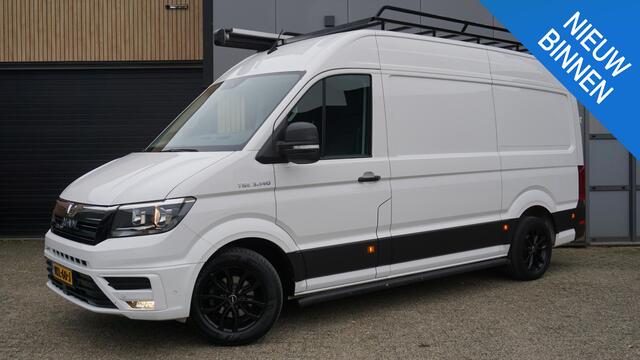 MAN TGE 35 2.0 TDI 140pk DSG L3H3 3-Zits Navi 17inch Trekhaak Geveerde Stoel *Imperiaal & Luxe inrichting laadruimte* *NL MAN* 117809km!