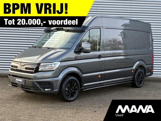 MAN TGE 35 2.0 3.180 180PK L3H3 MANA PERFORMANCE / AUTOMAAT / CRUISE / SIDEBAR / ZONNEKLEP / LED KOPLAMPEN / ETC.