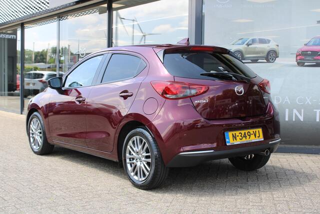 Mazda 2 1.5 Skyactiv-G Luxury , Navi, Apple Carplay, Clima, Cruise, PDC, LMV 16 Inch, Stuur/Stoelverwarming, LKA
