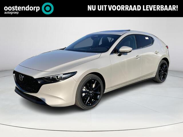 Mazda 3 2.0 e-SkyActiv-X M Hybrid 186 Exclusive-line | Sunroof Pack | Automaat |Model 2025 | Uit voorraad leverbaar |