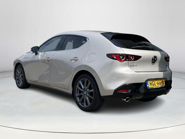 Mazda 3 2.5 e-SkyActiv-G M Hybrid 140 Takumi | Bose | Automaat | Elektrische verstelbare stoelen met stoelgeheugen | Stoel/stuurverwarming | 360 graden camera | Apple Carplay/Android Auto | Privacy glass | Leder |