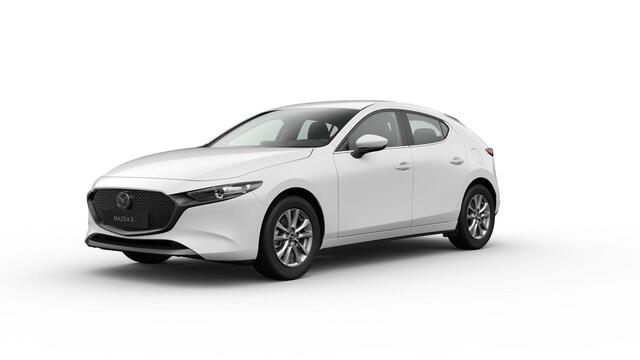 Mazda 3 2.5 e-SkyActiv-G M Hybrid 140 Prime-line / Arctic White