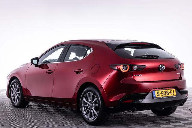 Mazda 3 2.0 e-SkyActiv-G M Hybrid 122 Comfort | APPLE CARPLAY | DODEHOEK DETECTIE | HEAD UP | ACHTERUITRIJCAMERA | ADAPTIEF CRUISE CONTROL | NED AUTO | * 6 JAAR FABRIEKSGARTANTIE |