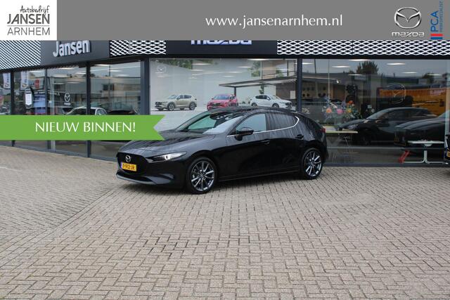 Mazda 3 2.0 e-SkyActiv-G M Hybrid 150 Sportive , Automaat, Leder, Camera, All Season, LMV 18 Inch, Stuur/Stoel Verwarming, Apple Carplay, Android Auto, Clima, Bose, Adap.Cruise, PDC, HUD, Bluetooth