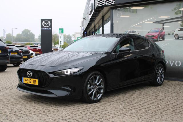 Mazda 3 2.0 e-SkyActiv-G M Hybrid 150 Sportive , Automaat, Leder, Camera, All Season, LMV 18 Inch, Stuur/Stoel Verwarming, Apple Carplay, Android Auto, Clima, Bose, Adap.Cruise, PDC, HUD, Bluetooth