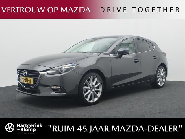 Mazda 3 2.0 SkyActiv-G Skylease GT Pure White met trekhaak : dealer onderhouden