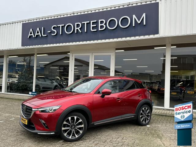 Mazda CX-3 2.0 SkyActiv-G 120 GT-Sportline | Automaat | LED | Leder | Stoel- en stuurverwarming | Head-up | Navi | Adapt. Cruise | Trekhaak
