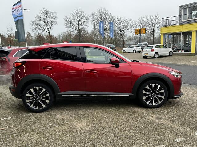 Mazda CX-3 2.0 SkyActiv-G 120 GT-Sportline | Automaat | LED | Leder | Stoel- en stuurverwarming | Head-up | Navi | Adapt. Cruise | Trekhaak