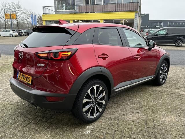Mazda CX-3 2.0 SkyActiv-G 120 GT-Sportline | Automaat | LED | Leder | Stoel- en stuurverwarming | Head-up | Navi | Adapt. Cruise | Trekhaak