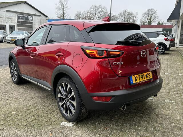 Mazda CX-3 2.0 SkyActiv-G 120 GT-Sportline | Automaat | LED | Leder | Stoel- en stuurverwarming | Head-up | Navi | Adapt. Cruise | Trekhaak