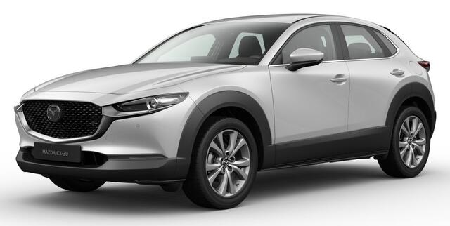 Mazda CX-30 Automaat 2.0 e-SkyActiv-G M Hybrid Exclusive-line - Zwart leer pakket