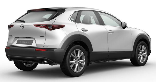 Mazda CX-30 Automaat 2.0 e-SkyActiv-G M Hybrid Exclusive-line - Zwart leer pakket