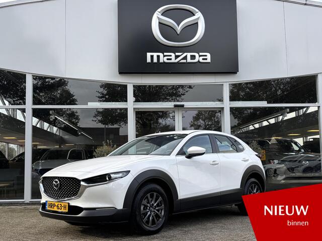 Mazda CX-30 2.5 e-SkyActiv-G M Hybrid Prime-line Navigatie, Apple Carplay / Android Auto, A.Rij-Camera, Cruise Controle Add, Airco, Middenarmsteun, Lichtmetaal.