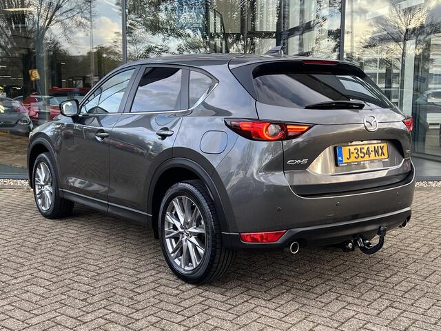 Mazda CX-5 2.0 SkyActiv-G 165 Style Selected AUTOMAAT | TREKHAAK | BOSE | ELEKTR. STOELEN | DODEHOEKDETECTIE | STOEL- EN STUURVERWARMING | LEDER | 360° CAMERA | PARKEERSENSOREN V+A | CARPLAY |