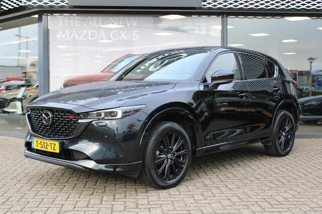 Mazda CX-5 2.0 e-SkyActiv-G M Hybrid 165 Homura , Half Leder, Navi, 360 Camera, Bose, HUD, Stoel/Stuurverwarming, Adap.Cruise, Clima, Apple Carplay, Android Auto, LMV 19 Inch, PDC, LKA