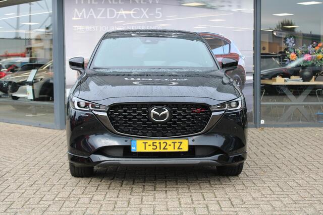 Mazda CX-5 2.0 e-SkyActiv-G M Hybrid 165 Homura , Half Leder, Navi, 360 Camera, Bose, HUD, Stoel/Stuurverwarming, Adap.Cruise, Clima, Apple Carplay, Android Auto, LMV 19 Inch, PDC, LKA