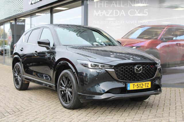 Mazda CX-5 2.0 e-SkyActiv-G M Hybrid 165 Homura , Half Leder, Navi, 360 Camera, Bose, HUD, Stoel/Stuurverwarming, Adap.Cruise, Clima, Apple Carplay, Android Auto, LMV 19 Inch, PDC, LKA