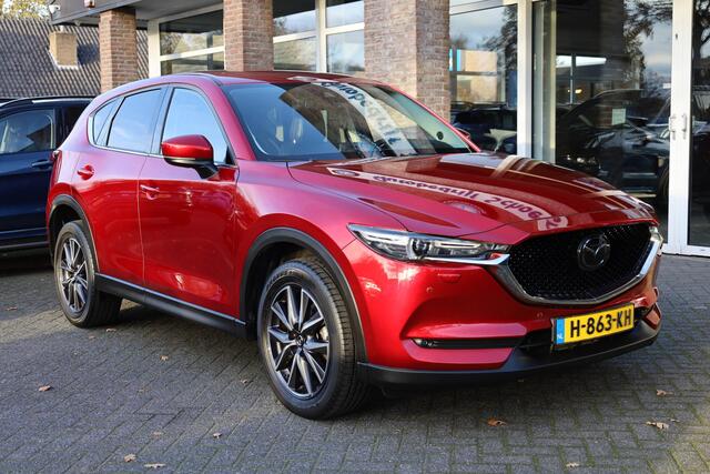 Mazda CX-5 2.2d SkyActiv-D 175 GT-M 4WD LEER MEMORY BOSE STUUR/STOELVERW. HUD CAMERA ADAPTIVE-CRUISE CLIMA NAVI DAB 2XPDC 19''LMV 2100KG-TREKGEWICHT!