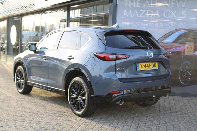 Mazda CX-5 2.0 e-SkyActiv-G M Hybrid 165 Homura , Automaat, Trekhaak, Leder, Bose, Adap.Cruise, LMV 19 Inch, HUD, 360 Camera, Stoelverwarming/Ventilatie