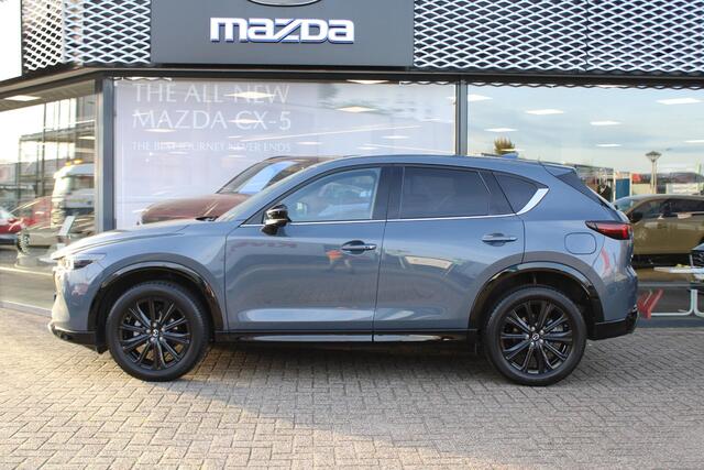 Mazda CX-5 2.0 e-SkyActiv-G M Hybrid 165 Homura , Automaat, Trekhaak, Leder, Bose, Adap.Cruise, LMV 19 Inch, HUD, 360 Camera, Stoelverwarming/Ventilatie