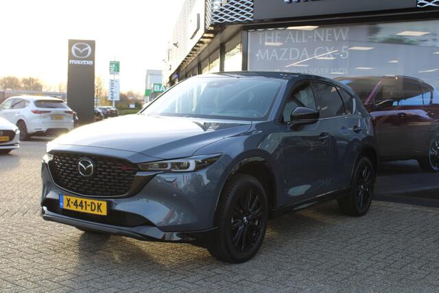 Mazda CX-5 2.0 e-SkyActiv-G M Hybrid 165 Homura , Automaat, Trekhaak, Leder, Bose, Adap.Cruise, LMV 19 Inch, HUD, 360 Camera, Stoelverwarming/Ventilatie